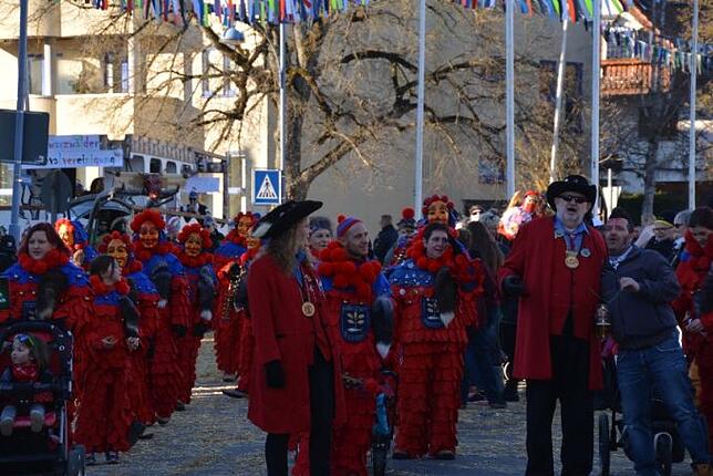 Bild 14: Bilder vom Narrentreffen der Urviecher-Zunft Bad Dürrheim: Großer Festumzug (5)