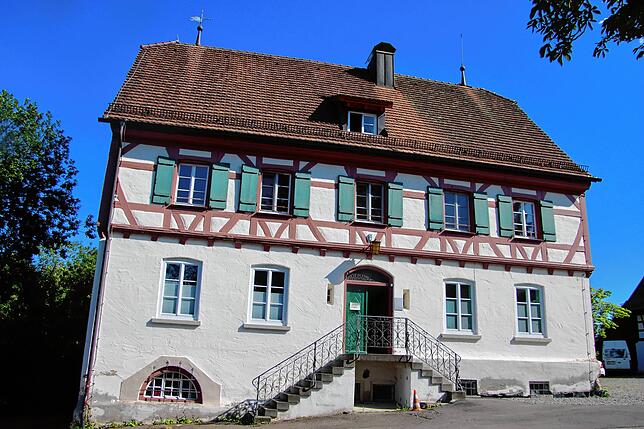 Das Gästehaus &bdquo;Siebter Himmel&ldquo; am Tagungszentrum Schloss Hohenfels in Kalkofen.
