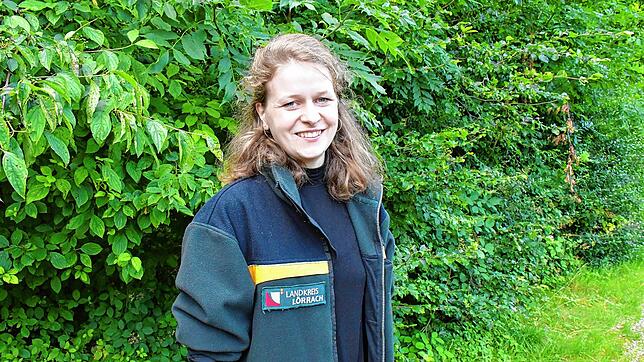 Theresa Faust ist neue Försterin im Revier Lörrach-Dinkelberg. Bild: Heinz Vollmar
