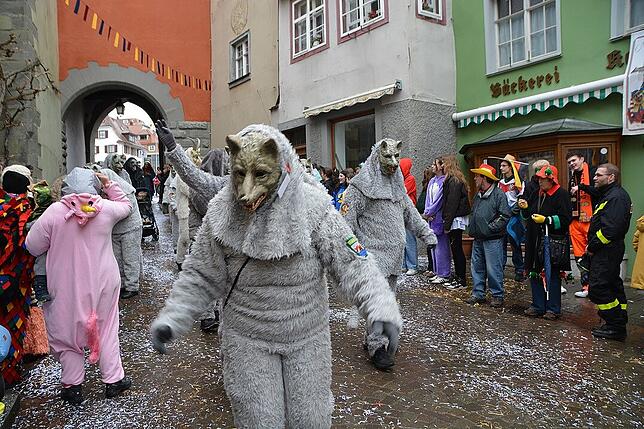 Bild 16: Meersburg im Fasnetsfieber: 1.800 Hästräger ziehen durch die Altstadt – Bilder!