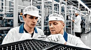 Blick in die Produktion des Automobilzulieferers Marquardt.