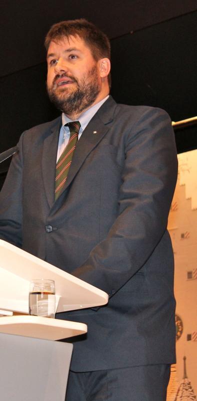 Der evangelische Pfarrer Hans Wirkner übernahm das Grußwort der Kirchen.