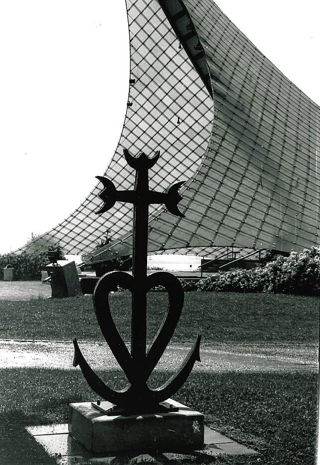 1990 schenkte Istres Radolfzell dieses schmiedeeiserne Kreuz – schon sieben Jahre später wurde es gestohlen.