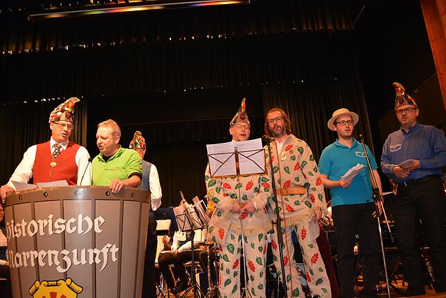 Sang gekonnt a cappella: Die "Resonanzkatastroph" auf der Kübel-Bühne am Dienstagabend.
