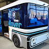 Der von ZF entwickelte Kleinbus Ego Mover fährt elektrisch und autonom. Bild: Mommsen