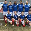 Stehend von links: Stjepan Kovacevic (FC Klingnau), Franjo Bicvic (FC Klingnau), Bora Kalyon (FC Klingnau), Fayik Onurlu (US Olympia ...