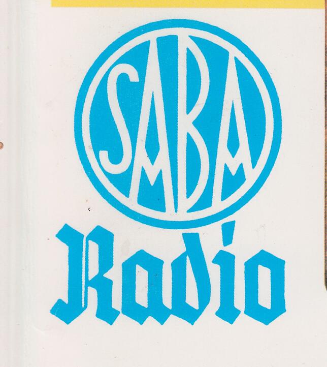 924 wurde SABA als Marke angemeldet
