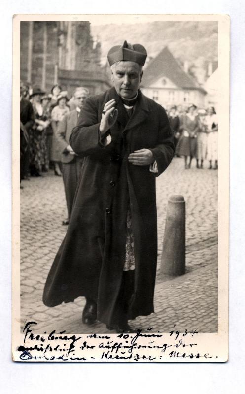 Er erwartete Gehorsam ohne Widerspruch: Erzbischof Conrad Gröber.