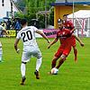 Testspiel für einen sozialen Zweck im Jahnstadion in Meßkirch: Für jedes verkaufte Ticket spendete der SV Meßkirch einen Euro an die ...