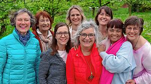 Sie öffnen ihre Wirkstätten beim ersten Stahringer Gesundheitspfad (von links): Brigitte Robers, Christine Torres-Sprenger, Eva-Maria ...