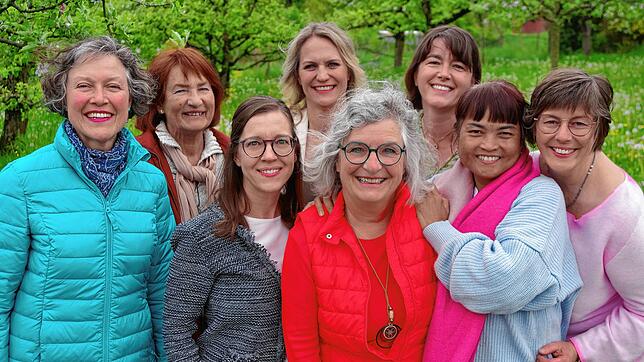 Sie öffnen ihre Wirkstätten beim ersten Stahringer Gesundheitspfad (von links): Brigitte Robers, Christine Torres-Sprenger, Eva-Maria ...