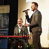Beim Blumberger Wirtschaftstag 2019 performen Sebastian Schnitzer (Keyboard) und Thomas Sausen den Blumberg Song &bdquo;leben und ...