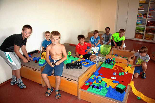 Die sogenannten Super Bricks waren während der Ferienspiele im August 2020 vor allem bei den Jungs sehr beliebt.