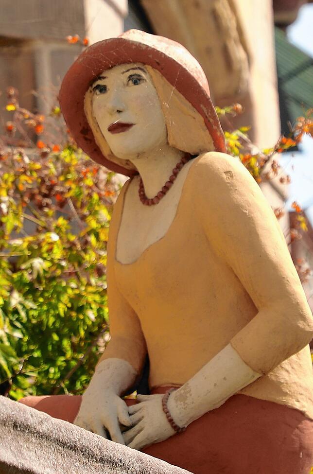 Diese edle Dame genießt das ganze Jahr eine der schönsten Aussichten in ganz Konstanz.