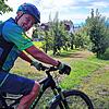Josef Hänfling aus Markdorf fährt auch im hohen Alter noch regelmäßig mit seinem Mountainbike auf dem Gehro-Trail auf dem Gehrenberg. An ...