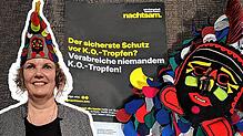 Birgit Beck, Zunftmeisterin der Historischen Narrenzunft Markdorf, absolvierte mit einigen Mitgliedern die Schulung zur Sensibilisierung ...
