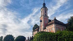 Die Birnau ist eine beliebte Wallfahrtkirche am Bodensee (Archivbild), doch nun wurde darin eingebrochen.