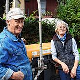 Die Eltern Birgit und Franz Fricker.