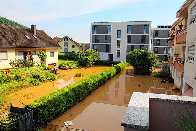 Bild 1: Bilder vom Hochwasser in Stühlingen – Teil II