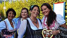 Das Deutsch-Schweizer Oktoberfest fand zuletzt 2019 statt, wie dieses Archivbild zeigt. Jetzt geht es in Konstanz wieder los. Und ...
