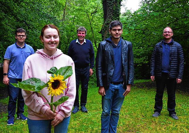 Der Vorstand des noch jungen Markdorfer Ortsverbands der Bündnis-Grünen im Juli 2019 (von links): Jonas Alber, Magdalena Schweizer, ...