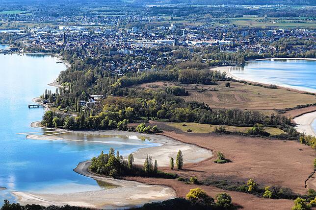 Bild 21: Bodensee oder Kroatien? Wenn Niedrigwasser atemberaubende Farben offenbart