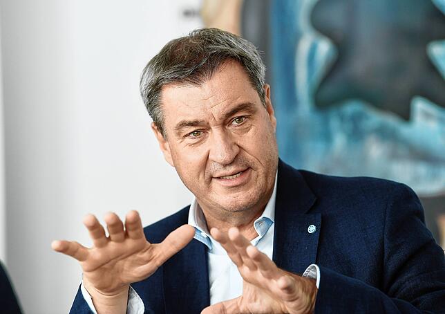 Markus Söder, Ministerpräsident des Freistaats Bayern und CSU-Parteivorsitzender, in einem Interview.
