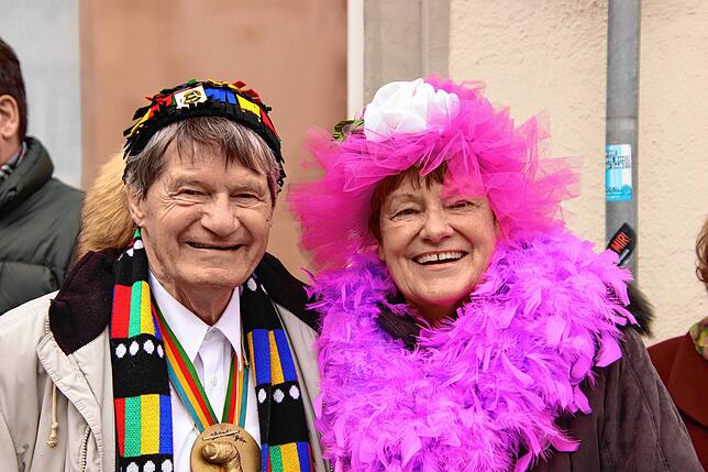 Ein Traumpaar: Reinhard und Jutta Ebersbach (an der Fastnacht 2020).