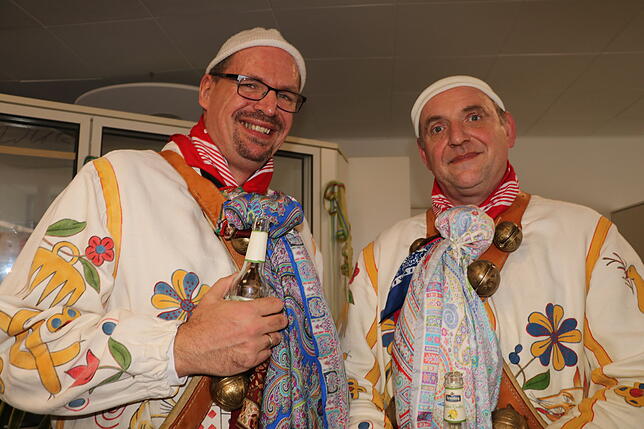 Markus (links) und Thomas Friedl sind bei den Hansel für die frechen Hansellieder zuständig.