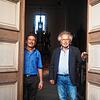 Sie wollen die Türen der Kapuzinerkirche wieder für die Bürger öffnen: Peter Kamenzin vom Schwarzwaldverein (links) und Josef Watz, der ...