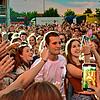 Wincent Weiss geniesst beim Sommersound VS 2022 das Bad in der Menge. Danach erholte er sich in St. Georgen.
