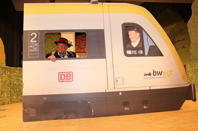 Geduldsprobe: Mehlmarti (Michael Jehle) war in diesem Jahr mit der Bahn unterwegs. Aber gaaanz langsam...