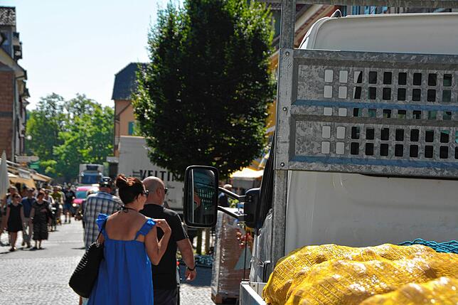 Besonders am Vormittag wird es wie hier in der Unterstadtstraße eng.