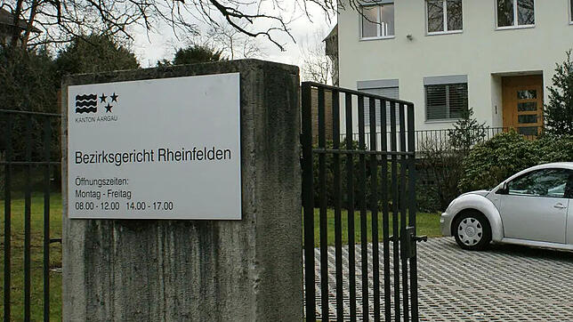 Das Bezirksgericht Rheinfelden (Symbolbild).