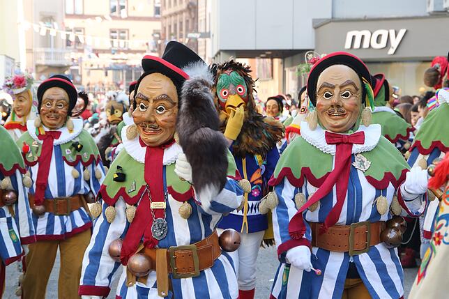 Die Kardelhannes aus Baienfurt boten ein buntes Bild.