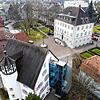 Die Gebäude der Wehrer Stadtverwaltung mit Rathaus, Altem Schloss und Kanzlei.