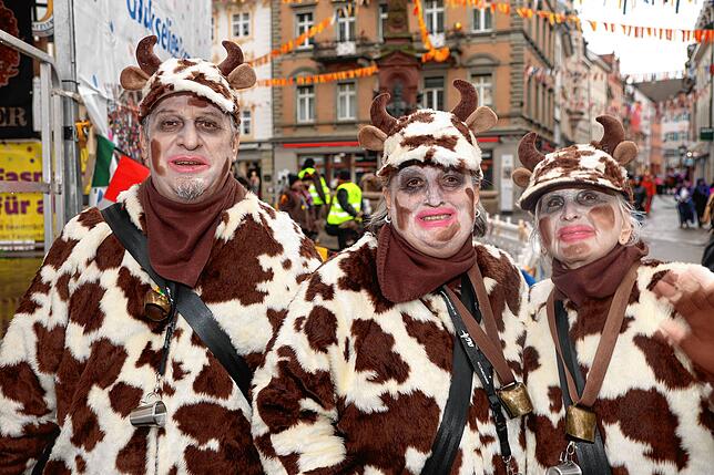 Bild 17: Schmotziger Dunschtig in Konstanz: Fasnacht mit Musik, Hästrägern und buntem Treiben - Die Bilder!