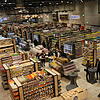 Der neue Schmidt's Markt besitzt ein großzügiges Hallen-Ambiente.