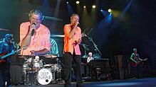 Deep Purple mit Frontmann und Sänger Ian Gillan beim Konzert im Rahmen des Schloss Salem Open Air.