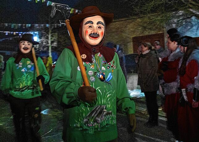 Bild 18: Bilder vom Nachtumzug beim Narrentreffen in Thalheim