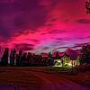 Polarlichter über Schloss Salem: Um 1.40 Uhr tat sich über dem Salemertal eine Wolkenlücke auf und gestattete einen grandiosen Blick auf ...