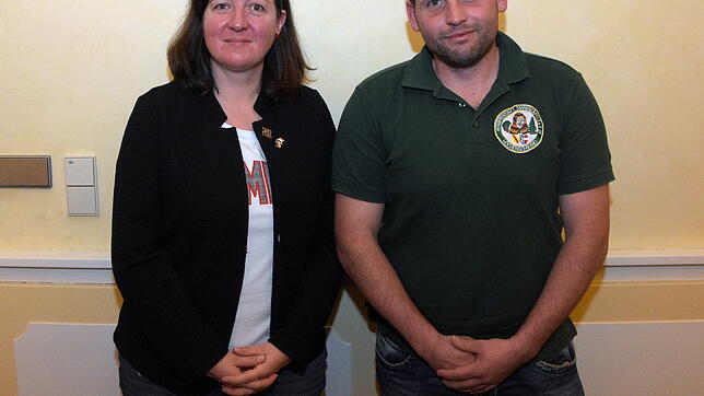 Nicole Heilmeier und Marc Geng wurden mit großer Mehrheit in den Narrenrat der Narrenzunft Tannenzäpfle gewählt. Bild: Stefan Pichler