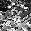 Blick aus der Luft auf das Werk 1 von Dual an der Sommerauer Straße, in dem heute das Technologiezentrum untergebracht ist.
