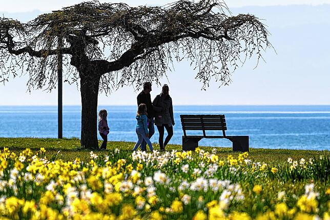 Malerisch schön, doch nur spärlich besucht: Die Kontaktsperre und weitere Einschränkungen zur Corona-Begrenzung, sorgen für herbe ...