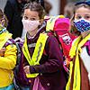 So sah der erste Schultag für diese Mädchen aus. Viele Kinder reagieren mit gesundheitlichen Störungen auf die Pandemie &ndash; von ...