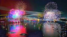 Bild : Seenachtfest Konstanz 2024: Die schönsten Fotos vom spektakulären Feuerwerk am Bodensee