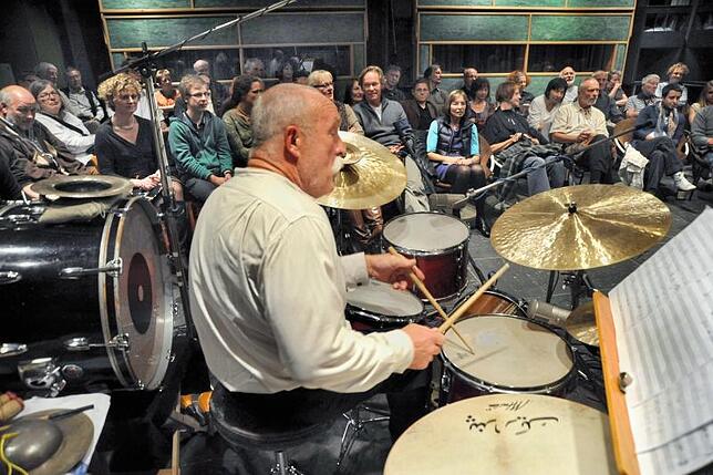 Studio-Konzert 2012 bei MPS mit Günter Baby Sommer.