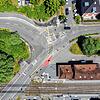 (Archivbild) Die unübersichtliche Kreuzung beim Reichenauer Bahnhof soll laut Vorplanung zu einem Kreisverkehr umgebaut werden. Doch ...