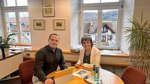 Die konstruktive Zusammenarbeit mit Bürgermeister Jürgen Wiener zum Wohl der Gemeinde Hohentengen schätzt Yvonne Vollmer besonders. ...