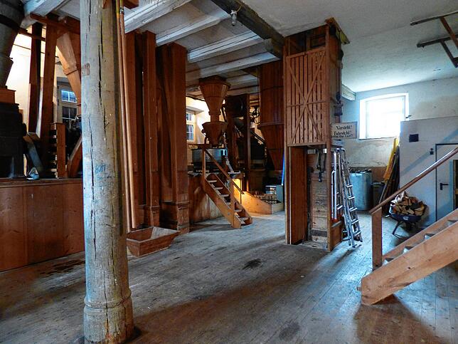 Das Mühlenwerk befindet sich in einem guten Zustand. Seit den 60er Jahren ist die Mühle außer Betrieb. Das Ensemble bleibt erhalten.
